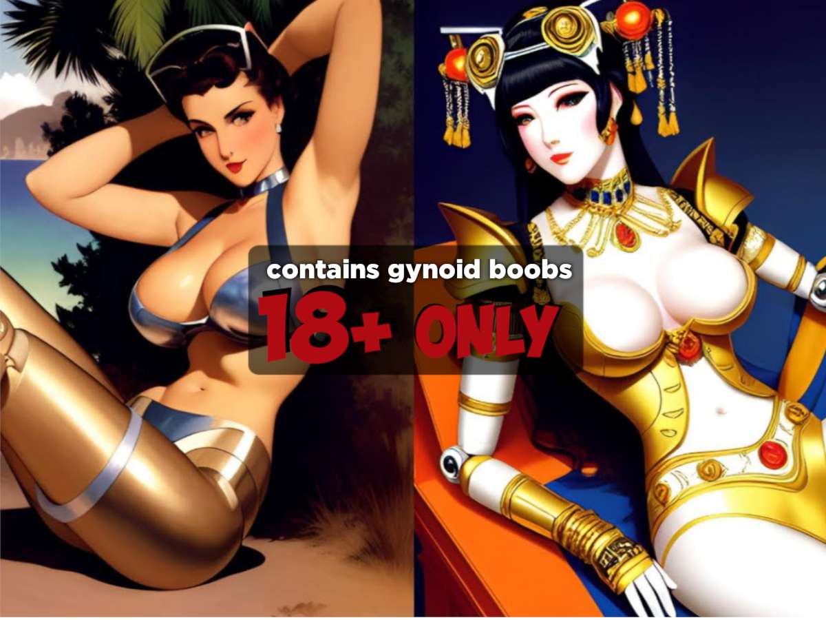 Prompt Battle: Vargas Robo-Courtesans vs Bouguereau Sexbots